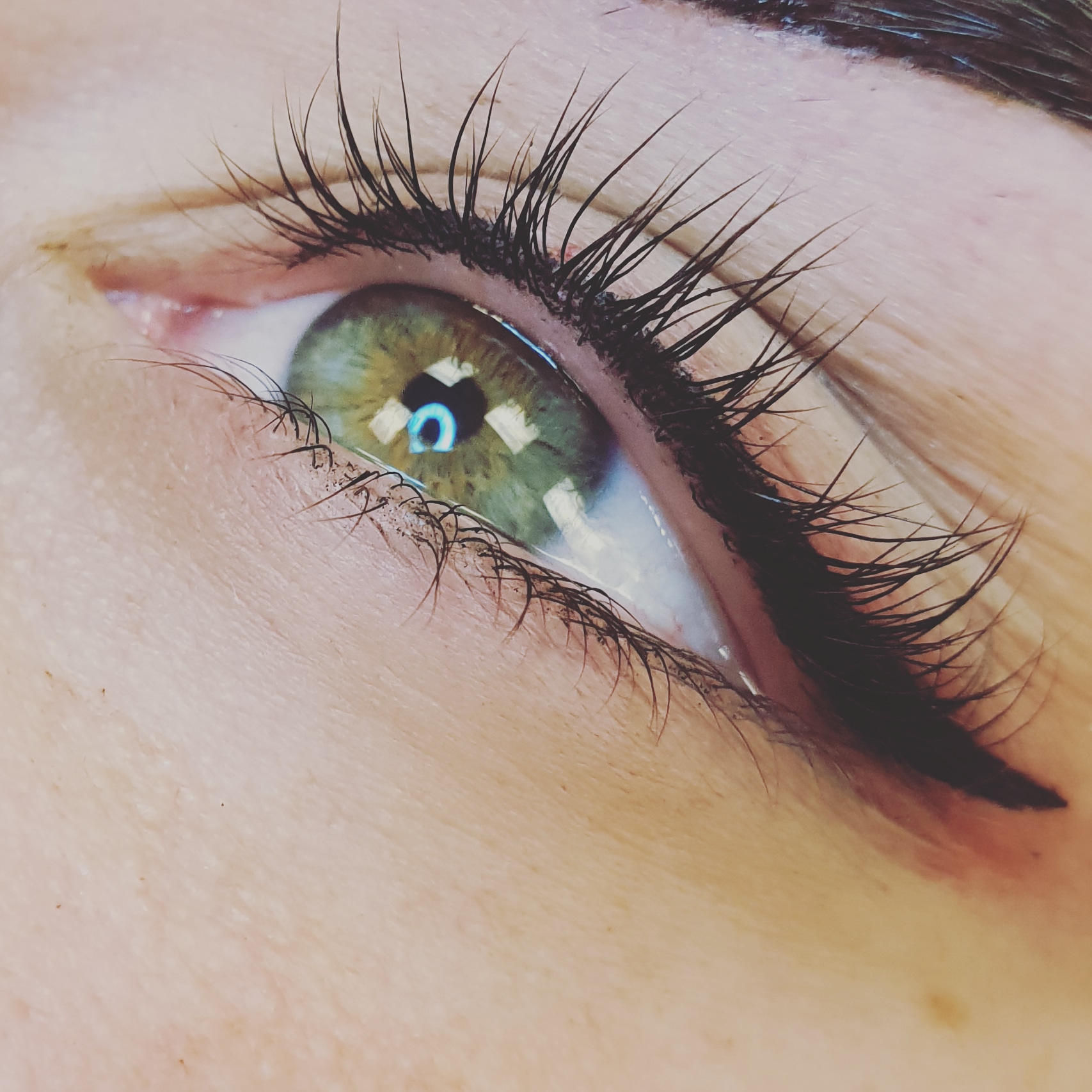 resultaat semipermanente eyeliner
