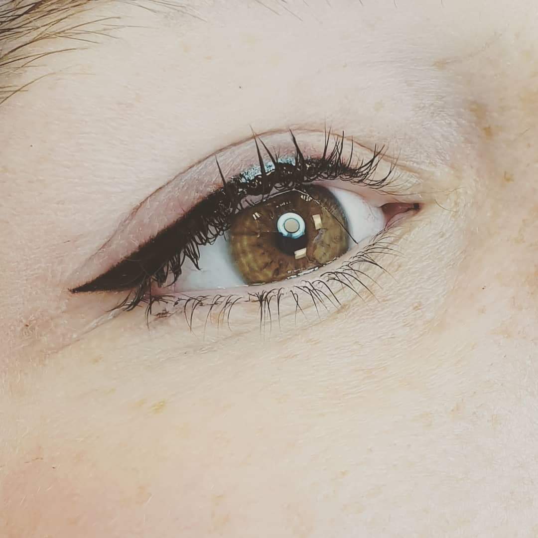 resultaat semipermanente eyeliner