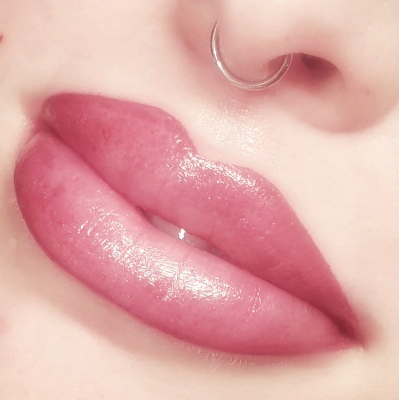 Voorbeeld lippigmentatie